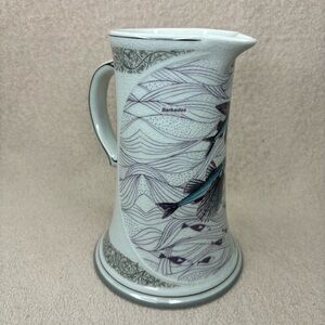 Barbados Flying Fish Altenkunstadt Porcelain Pitcher Fisherman Collectible Beach